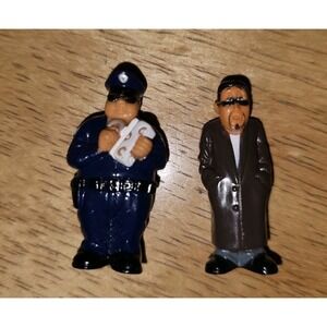 2 Lil Homies Figures Smokey And Officer Flaca/Placa Rare From 1990